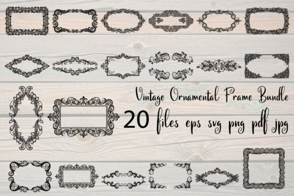 Download Vintage Ornamental Frame Vector Bundle - Ornamental frame Collection