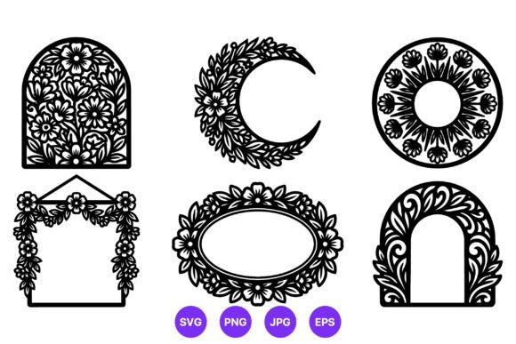 Download Floral Ornamental Frame Vector Set - Ornamental frame Collection