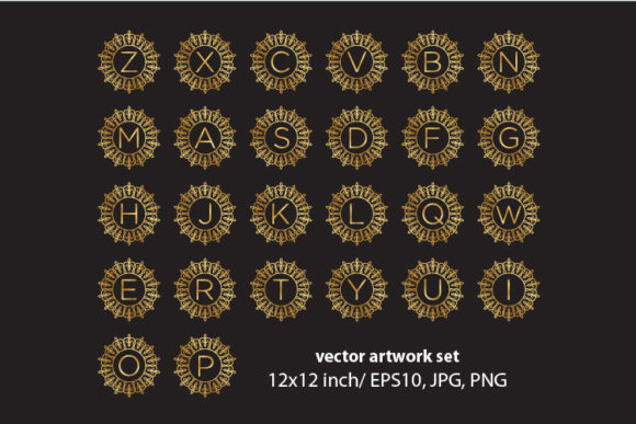 Download Ornamental Frame, Monogram Set - Ornamental frame Collection