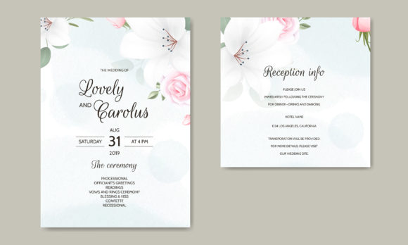 Download Luxury Wedding Card Floral Template - Premium Resources