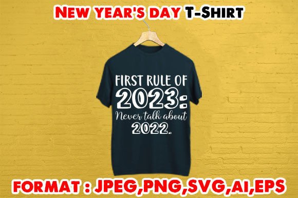 Download Happy New Year's Day T- Shirt - Premium Resources