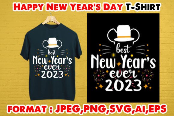 Download Happy New Year's Day T- Shirt - Premium Resources