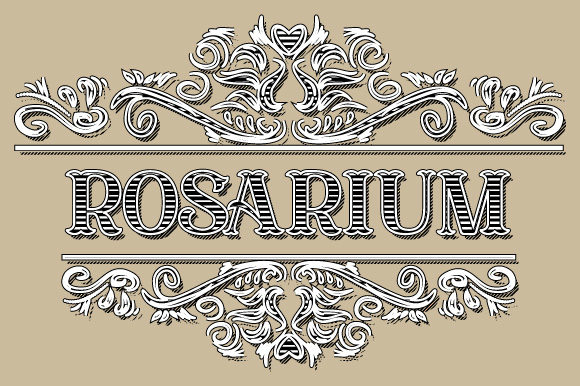 Download Rosarium Vintage Ornamental Frame Vector - Ornamental frame Collection