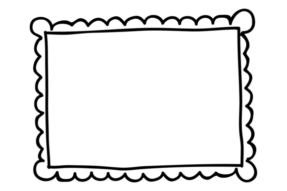 Download Hand Drawn Rectangle Frame. Cute Vintage - Rectangle frame Collection